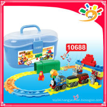 2014 HOT SELLING PRODUCTS! 10688 TRACK CAR electric train model train blocks toy train